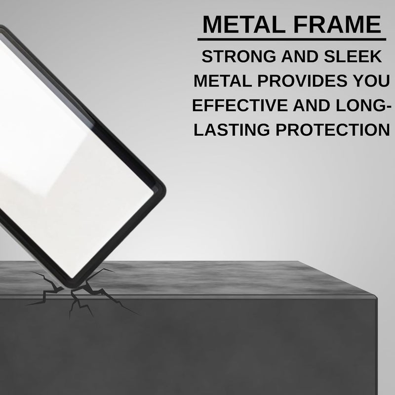 RedCap Magnetic Aluminum Graded PSA Slab Guard UV Resistant Glass 35PT Premium Protector Display Case For Standard PSA CGC Graded Sport Trading Cards - Black Out - Image 3